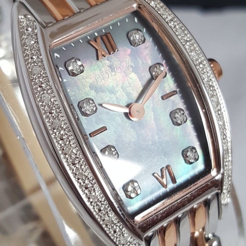 Bulova Diamond Watch for Women - Picture 3 of 8